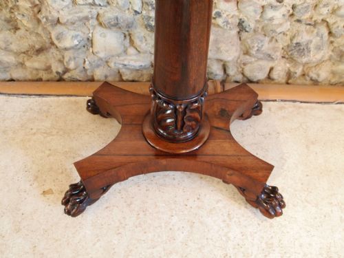 fig 2. Table card table fine quality William IV Rosewood c1830