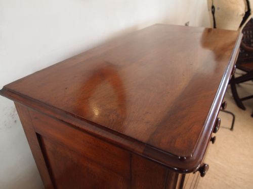 fig 1. Chest of drawers fine quality Victorian solid Walnut c1890
