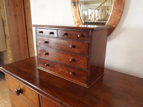 Chest of Drawers Rare Miniature George III Apprentice Chest Mahogany C1800