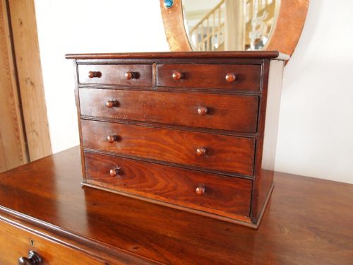 fig 2. Chest of drawers rare miniature George III apprentice chest Mahogany c1800