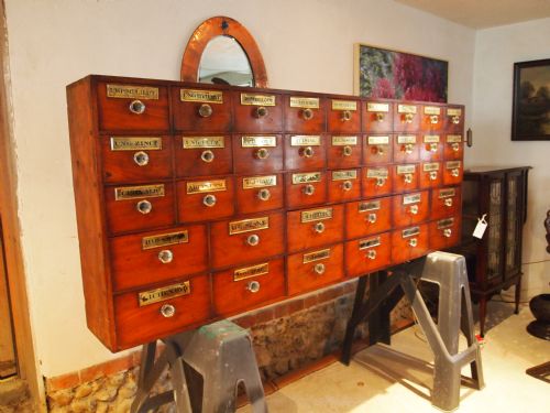 Chest of Drawers Apothecary Chemist Victorian Mahogany C1860 G Treble London