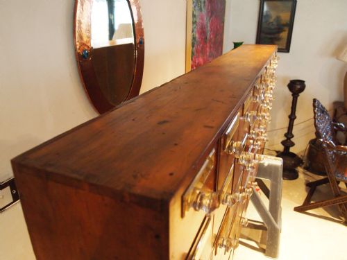 fig 1. Chest of drawers apothecary chemist Victorian Mahogany c1860 G Treble London