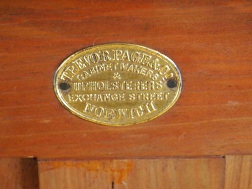 fig 2. Display cabinet fine quality Victorian Satin Birch Trevor Page Norwich c1890
