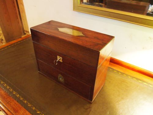 Apothecary Chest of Drawers Travelling Chemist Chest George IV Mahogany C1820