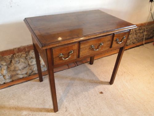 fig 1. Table lowboy side console rare George II Walnut c1760