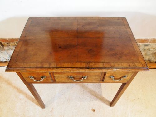 fig 3. Table lowboy side console rare George II Walnut c1760