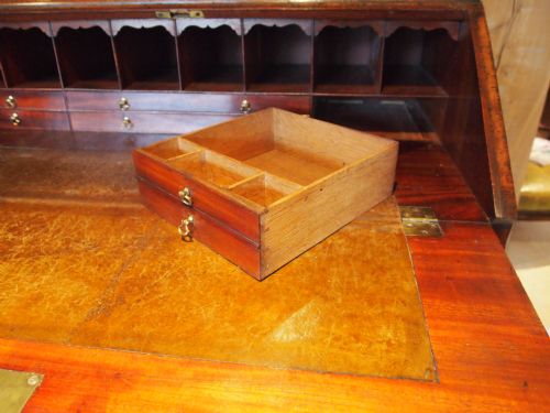 fig 3. Bureau bookcase George III Mahogany slim proportions c1790