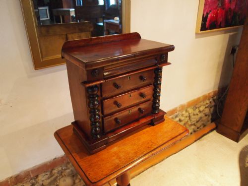 Chest of Drawers Victorian Mahogany Miniature Apprentice Chest C1880