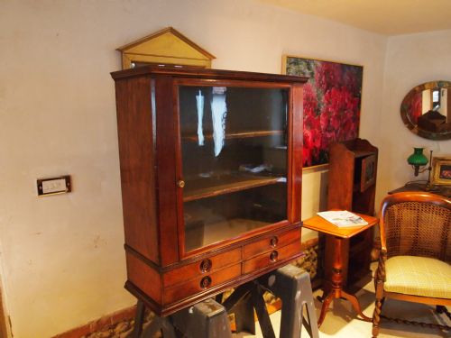 Cabinet Display Apothecary Chest of Drawers Victorian Mahogany Chemist C1860
