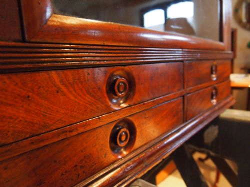 fig 1. Cabinet display Apothecary chest of drawers Victorian Mahogany chemist c1860