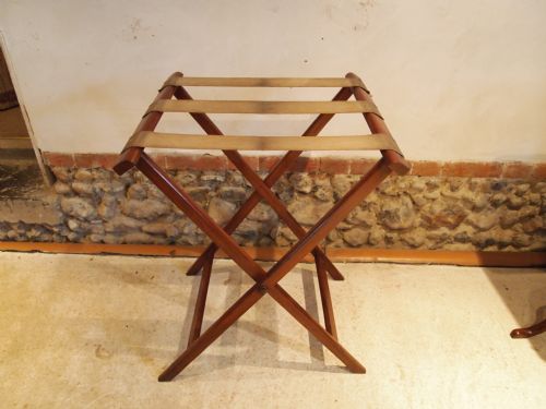 fig 1. Butlers Tray and Stand Early Victorian Mahogany fine quality c1840