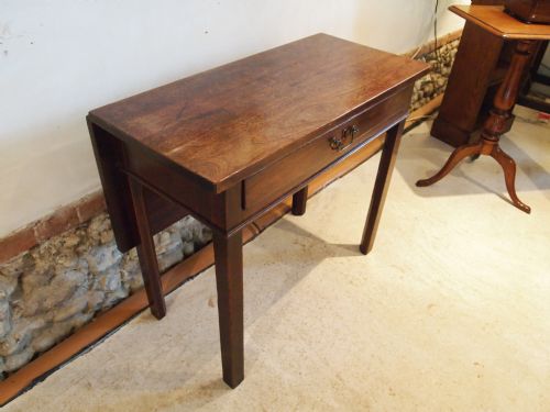 Table Console Hall Table Rare Drop Flap George III Oak C1780