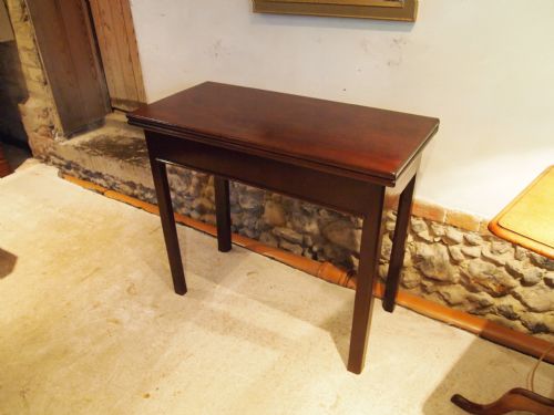 Table Rare Secret Drawer George III Mahogany Side Lamp Hall Console Table C1770