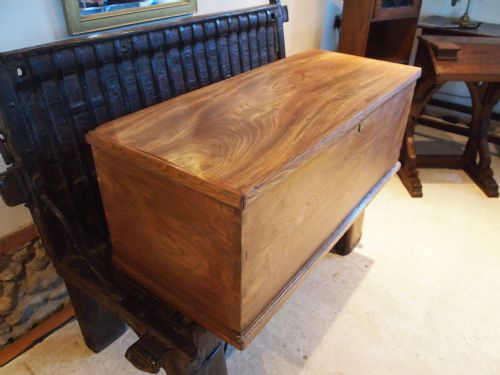 Coffer Blanket Box Chest Coffee Table George III Figured Elm C1810