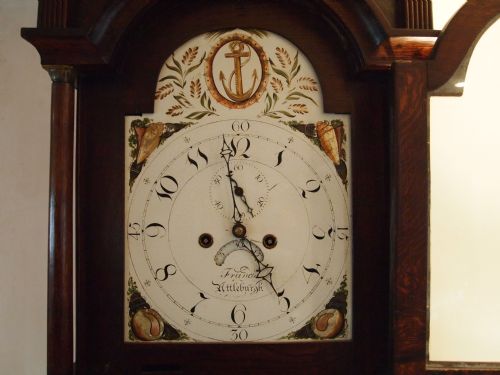 Clock Longcase Grandfather Clock William Francis Attleborough Norfolk C1800