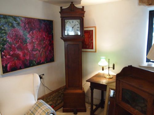 fig 1. Clock Longcase Grandfather clock John Neve Hingham Norfolk c1800