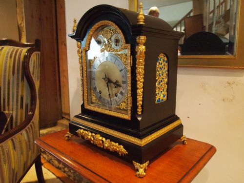 Clock Table Clock Fine Victorian 1/4 Striking Winterhalder and Hoffmeiyer C1890