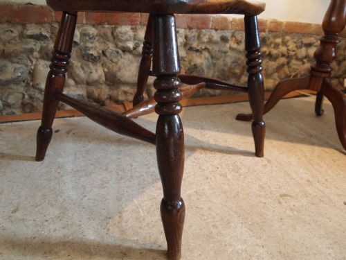 fig 2. Chair fine Victorian Windsor armchair Lincolnshire region Ash and Elm c1860