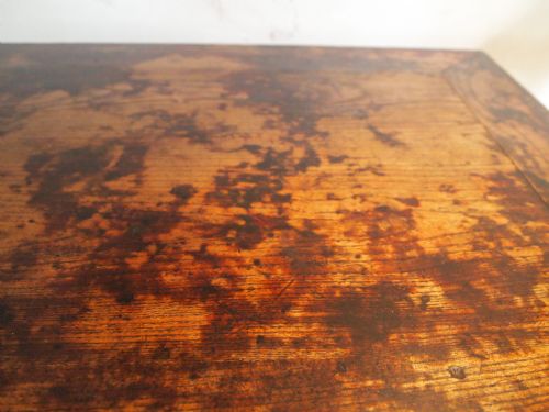 fig 1. Table hall side lamp table Chinese original 19th Century Elm c1870