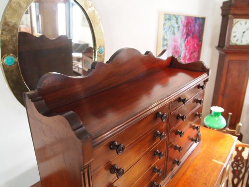 fig 3. Chest of drawers collectors specimen chest Victorian Walnut c1880