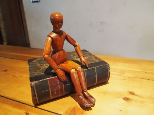 Mannequin Victorian Artist Lay Figure Fully Articulated Pitch Pine C1880