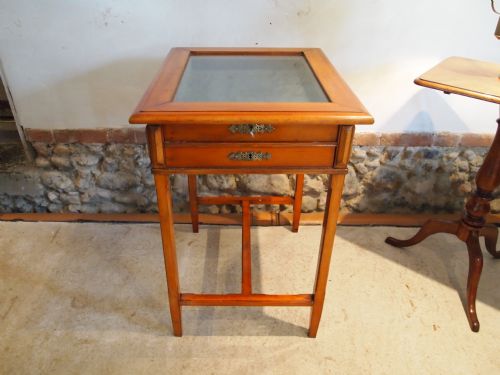 Table Display Bijouterie Jewellery Diplay Table Victorian Satinwood C1880