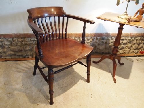 Chair Victorian Fine Quality Solid Walnut Desk Chair C1880