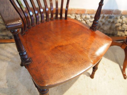 fig 1. Chair Victorian fine quality solid Walnut desk chair c1880