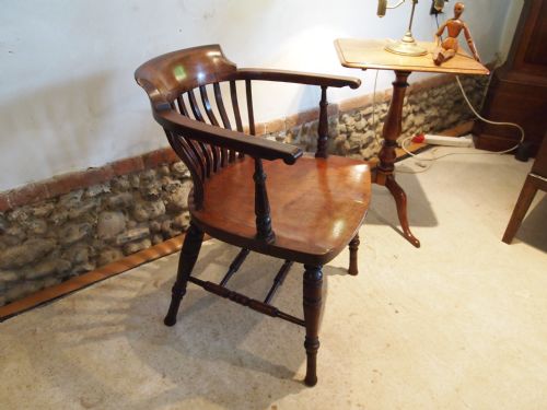 fig 3. Chair Victorian fine quality solid Walnut desk chair c1880