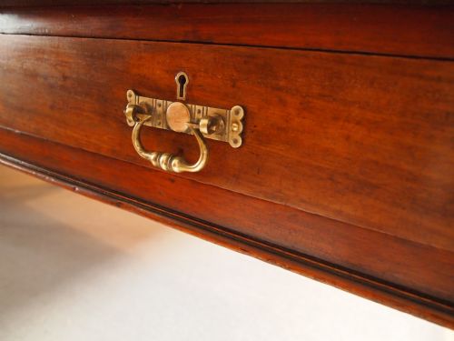 fig 1. Desk board room library table Victorian Mahogany Moore and Hunton 12 feet c1880