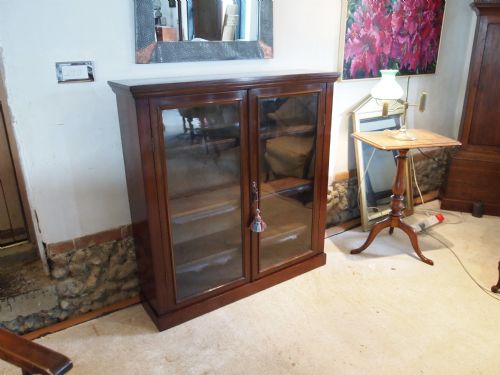fig 1. Bookcase Edwardian Mahogany c1900
