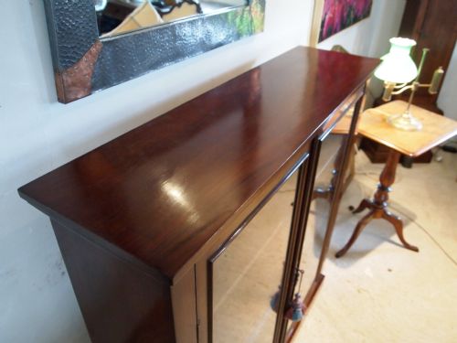 fig 2. Bookcase Edwardian Mahogany c1900