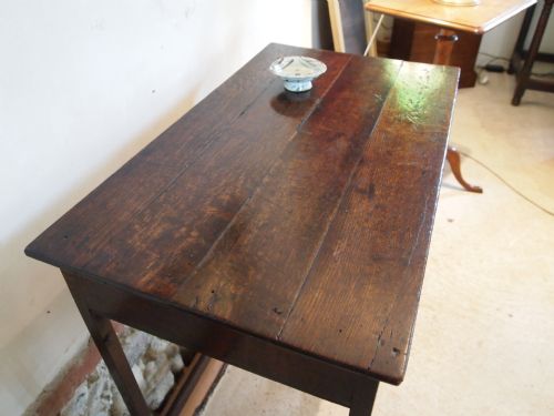 fig 1. Table lowboy George III Oak elegant country table c1790