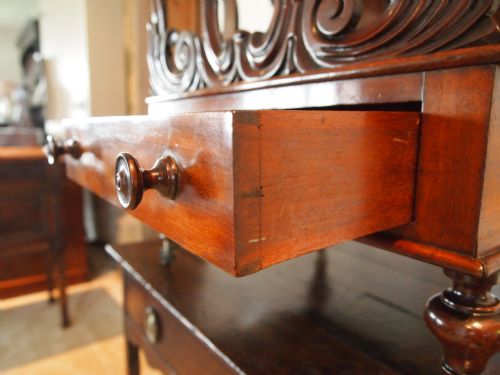 fig 2. Canterbury magazine rack fine quality William IV Mahogany c1830
