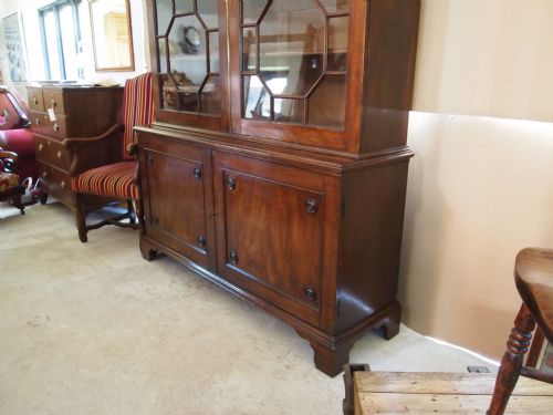 fig 2. Bookcase magnificent George III Mahogany bookcase c1790