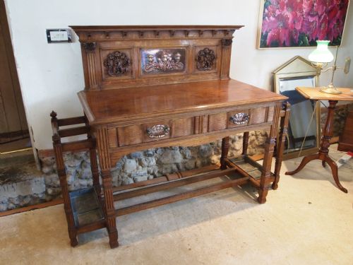 Table Arts and Crafts Hall Table Glasgow School Stunning Oak C1880
