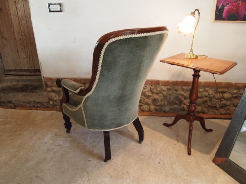 fig 2. Chair Armchair fine early Victorian Mahogany armchair c1840