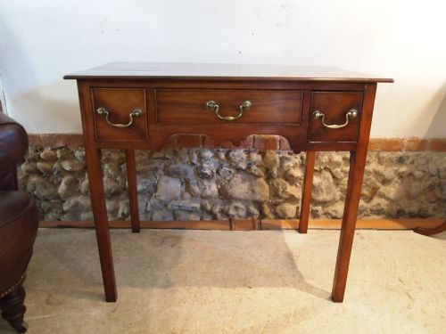 fig 1. Table Lowboy George III Mahogany lamp side hall table c1780