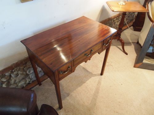 fig 2. Table Lowboy George III Mahogany lamp side hall table c1780