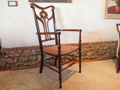 Chair Fine Quality Arts and Crafts Armchair C1900