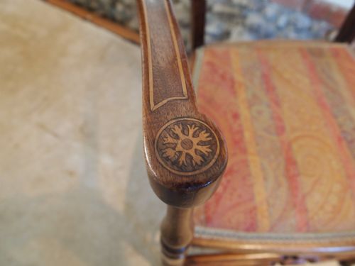 fig 2. Chair fine quality Arts and Crafts armchair c1900