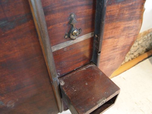 fig 2. Table stunning George III snap top Mahogany Chippendale period table c1770