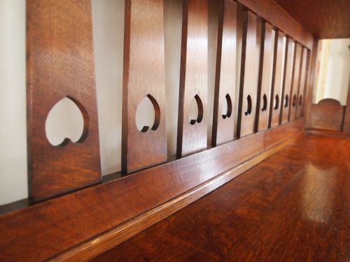 fig 2. Dresser sideboard Arts and Crafts by P E Gane of Bristol c1890