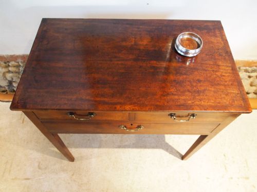 fig 1. Table lowboy hall console George III Mahogany c1780