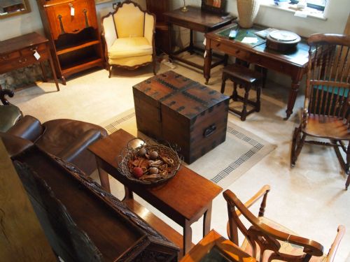 fig 1. Chest coffer coffee table George III Oak Colonel Parkinson Lamberts London c1810
