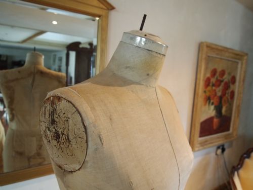 fig 3. Tailors dummy mannequin Kennett and Lindsell Gopsall street original c1920
