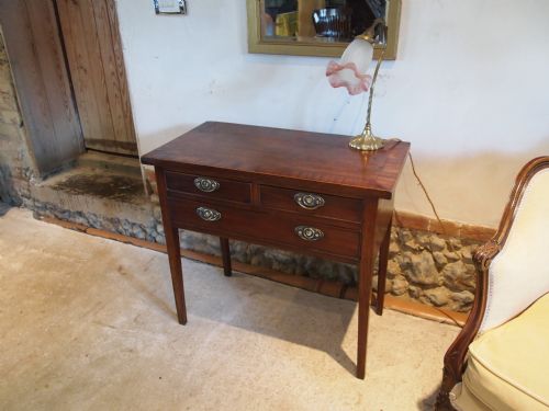 Table Lowboy Console Lamp Side Table George III Mahogany C1800