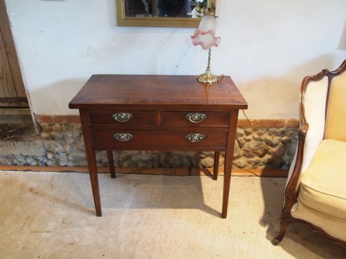 fig 2. Table lowboy console lamp side table George III Mahogany c1800