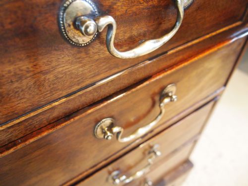 fig 3. Bureau small fine quality George III Mahogany bureau c1780