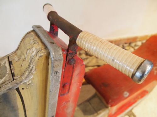 fig 1. Fairground rare 1950's scooter carousel motorbike Brighton pier wooden 